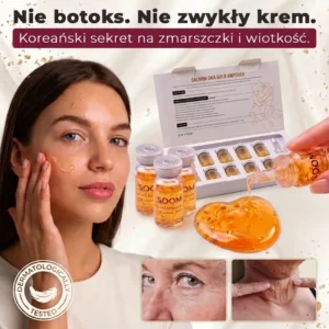 SOOM Gold Ampoule – Koreańskie Ampułki z DNA Łososia (PDRN)